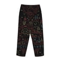 thumbnail image 3 of Lsque The Binding of Isaac Print Women's Pajama Pants, Lounge Pant - Comfortable Home Wear,Elastic Waistband, Stylish Design-Large, 3 of 9