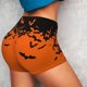 thumbnail image 4 of Fotbe Halloween With Black Bats Shorts Sin Costuras – Shorts Deportivos de Cintura Alta para Mujer, Elásticos para Gimnasio, Yoga, Running o Ciclismo-X-Large, 4 of 8