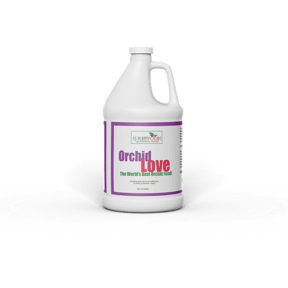 Orchid Love - World's Greatest Orchids Food, Best Organic Natural Orchid Flower Bloom Booster Fertilizer / Fertiliser 1 Gallon of Liquid Concentrate