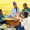 thumbnail image 6 of Whale Canvas Picnic Blanket Waterproof Outdoor Extra Large for Family Beach Hiking Camping - Foldable and Portable Mat with Carry Handle - Durable, Easy to Clean, Lightweight., 6 of 6