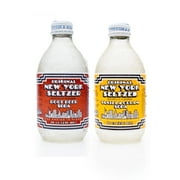 New York Seltzer Classic 2-Flavor Soda Pack (6 Vanilla Cream & 6 Root Beer) 12/10 fl. oz. Bottle Case