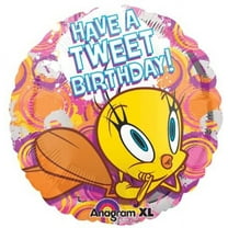 Looney Tunes Tweety Bird 'Tweet Birthday' Foil Mylar Balloon (1ct)