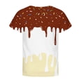 thumbnail image 5 of ZXLBBD Kids Boys Short Sleeve T Shirts Loose Soft Ice Cream Graphic Tee Trendy Summer Top for Youth Activewear Stylish Outdoor, 5 of 5