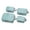 Blue, variant on 4Pcs Compression Packing Cubes Set for Suitcase, Expandable Travel Luggage Storage Bags Travel Accessories Organizers, School Supplies
