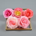thumbnail image 5 of Núcleo de flor de rosa artificial, cabeza de flor de rosa grande, decoración de pared de flor de rosa de boda, mano artificial que sostiene flor de rosa, 5 of 5