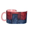 thumbnail image 4 of Red Blue Dark Coffee Mug Fun Custom Ceramic Mugs 11oz Pink, 4 of 5
