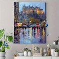 thumbnail image 4 of Edinburgh Castle Street Scenery Canvas Print Home Wall Decor, 4 of 8