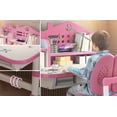 thumbnail image 2 of TidBay  2Pcs/Set Multi Bookstand Widened Desktop Desk Chair Set Cartoon Pattern Kids Adjustable Height Study Drawer Table with Chair Set, 2 of 9