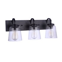 Elsa 3 - Light Flat Black Black Incandescent Glass And Steel Wall Sconce