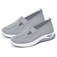 thumbnail image 1 of Zapatos descalzos transpirables cómodos zapatos de trabajo casuales zapatos ortopédicos antideslizantes con soporte para el arco para mujeres, 1 of 9