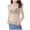 Wpullover111-Beige, variant on Tops for Women Sexy See-Through Tunic Shirt Seamless Arm Shaper Top Mesh Blouse Long Sleeve Undershirt Nightwear,Sizes L