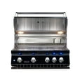 thumbnail image 3 of WHISTLER Built in Gas Grill 4 Burner Stainless Steel Gas Gril for Outdoor Kitchen,Black, 3 of 3