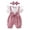 F027-Pink, variant on hengsof Newborn Baby Girl Clothes Short Sleeve Bow Romper One Piece Jumpsuit Fall Infant Outfits 1-18 Months