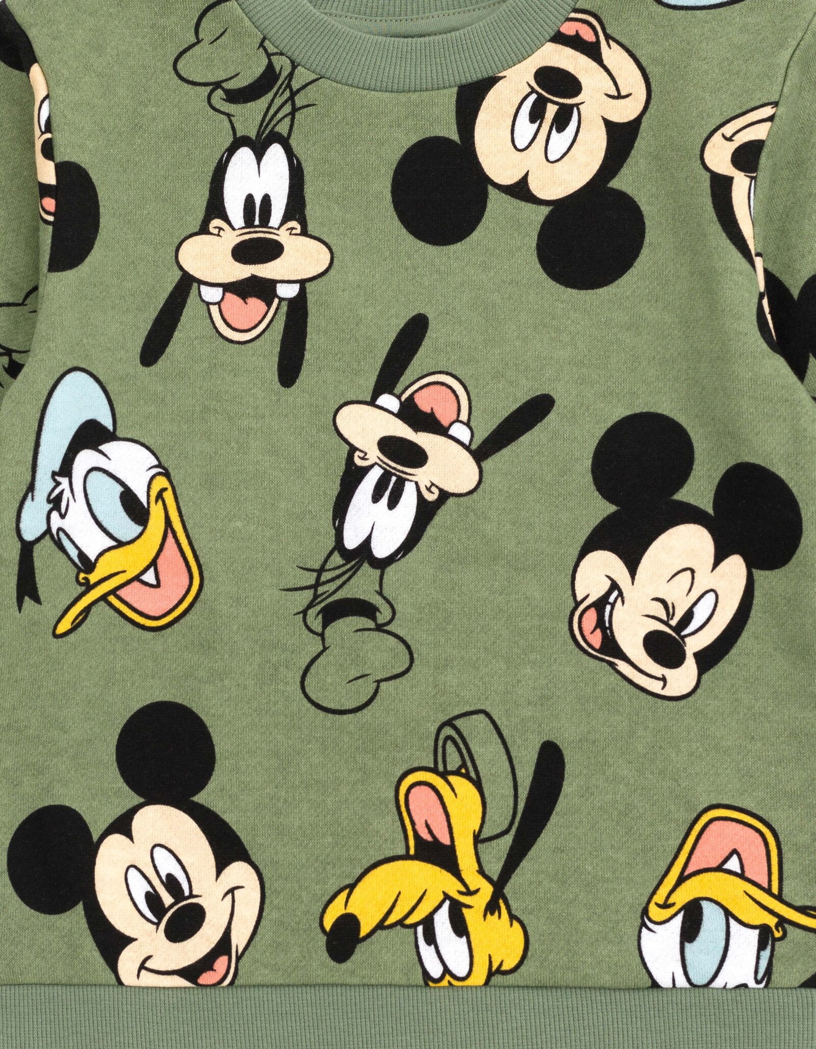 Disney Mickey Mouse Goofy Donald Duck Toddler Boys Fleece Sweatshirt and Jogger Pants Set Infant to Big Kid