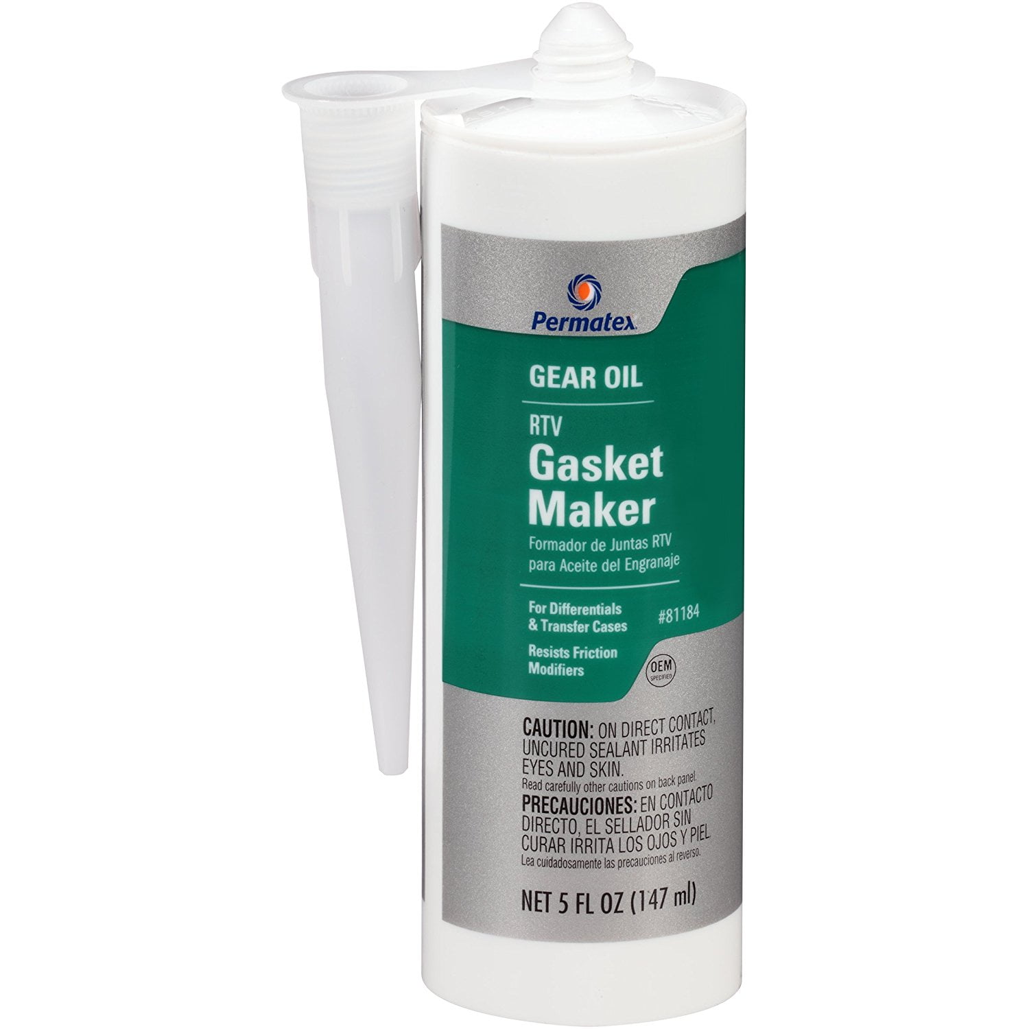 Permatex Gear Oil RTV Silicone Sealant 5.00 oz Cartridge P/N 81184