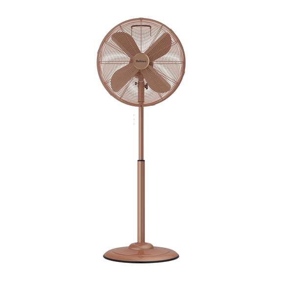 Holmes 16 Inch Oscillating Stand Fan 3 Speed Tilt Head Pedestal Brushed Copper