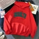 thumbnail image 2 of Sudadera con capucha con estampado de Brooklyn para mujer, ropa de calle con forro polar holgada, creativa, Nueva York, 1898, 2 of 5