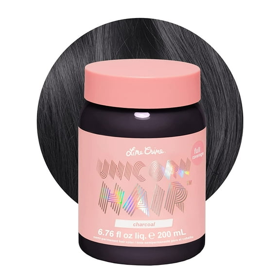 Lime Crime Unicorn Hair, Semi-Permanent Hair Color, Vegan, Full Coverage, On Mute, 6.76 fl oz