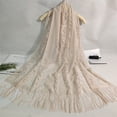 thumbnail image 4 of rygai Ethnic Style Tassel Extra Long Jacquard Women Scarf Hollow Lace Cheongsam Shawl Female Accessories, 4 of 7