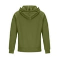 thumbnail image 5 of YLSDY Fashion Zip-Up Hoodies Hooded Safety Sweatshirt for Men Women High Visibility Safety Sweatshirt for Men Work Trendy with Reflective Strips Green L, 5 of 7