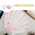 thumbnail image 3 of 2 Pcs Palette de Colle pour Extensions de Cils en Forme de Coquille, Tampon d'Outil de Greffage de Cils en Acrylique, Support de Colle Adhésive pour Fournitures d'Extension de Cils, 3 of 9