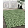 thumbnail image 3 of Ahgly Company Machine Washable Indoor Square Transitional Green Peas Green Area Rugs, 4' Square, 3 of 7