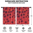 thumbnail image 2 of Blackout Kids Curtains,Red Cheetah Leopard Pattern Childrens Insulated Curtains Set Of 2,Bedroom Essentials,Toddler Room Decor 42"x54", 2 of 5