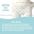 thumbnail image 4 of Hbhpov 12 pack of Baby Panties Soft Comfort Knicker Underwear Girls Assorted Briefs, Size 2-14, 4 of 7