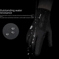 thumbnail image 3 of Guantes impermeables y resistentes al viento para deportes al aire libre, de otoño e invierno, para mujer, con cremallera y pantalla táctil, para esquí y esquí, para hombre, 3 of 4