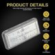 thumbnail image 4 of 2pcs Canbus Led Number Plate Light Compitiabe Withlexus Lx470 Lx570 Toyota Land Cruiser 100 200 Prado 120 Reiz 4d Mark X License Plate Lamp, 4 of 5