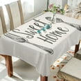 thumbnail image 4 of Ryvnso Art Sweet Home Rectangle Table Cloth Tablecover Dinning Tablecloth 60"x60", 4 of 8