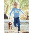 thumbnail image 2 of Koala Face With Leaves Long Sleeve Toddler -Image by Shutterstock,  5 Toddler, 2 of 4