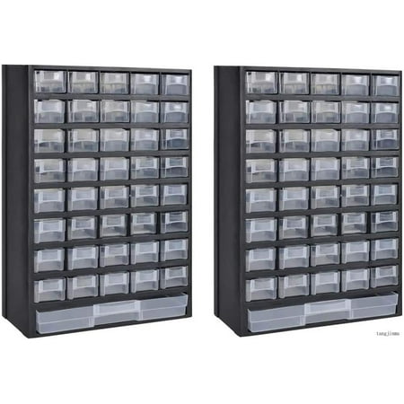 

41-drawer plastic storage cabinet tool box 2pcs plastic parts storage hardware and craft cabinet dimensions: 12.2 x 5.4 x 19.3 (l x w x h)