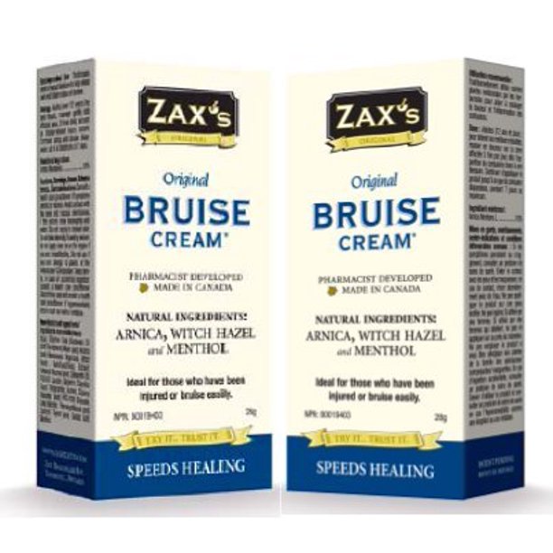 2 Pack Zax's Original Bruise Cream 1 Selling Bruise Cream, Speeds