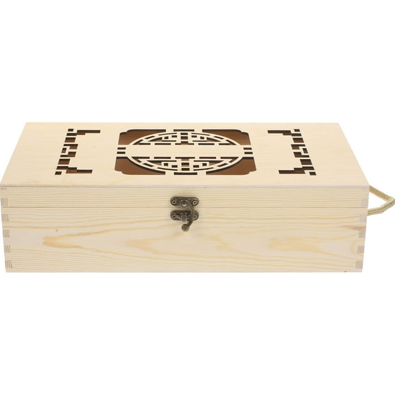 HEMOTON  Handheld Wine Boxes Solid Wood for Cold Drink Places