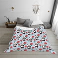 thumbnail image 6 of KLL Panda And Rose Print Fleece Throw Blanket, Horizontal Fleece Bedding Cute Soft Blankets Comfy Fleece Flannel Plush Home Decor for Couch & Bed -50"x40", 6 of 9