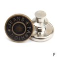 thumbnail image 1 of 5pcs Retractable Jeans Button Adjustable Removable Stapleless Metal Buttons UK F4K1, 1 of 9