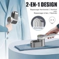 thumbnail image 2 of Vertical Garment Steamer: 1200W Travel Steamer with 120ml Water Tank - 2 in 1 Garment Steamer Wet and Dry Design US Plug, 2 of 5