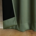 thumbnail image 5 of Sun Zero Avery 100% Blackout Rod Pocket Curtain Panel, 40"x63", Jade Green, 5 of 9