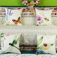 thumbnail image 6 of Outdoor Garden Decoration Bee/Butterfly/Dragonfly/Ladybug Pillow Case Leaf/Lavender/Flower Decorative Throw Pillow Covers 18 x 18 Inches, Set of 4, 6 of 6