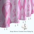 thumbnail image 6 of Pink Breast Cancer Shower Curtain 72"x84" ,Bathroom Decorative Shower Curtains Set with 12 Hooks,Modern Waterproof Washable Shower Curtain, 6 of 6
