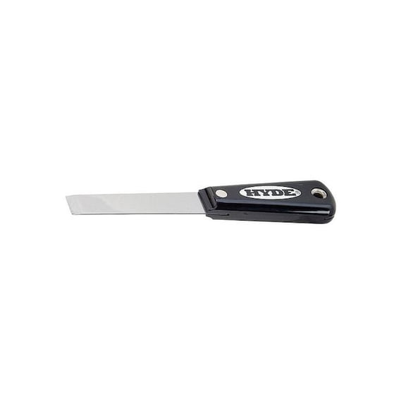 Hyde Putty Knife,Straight,Carbon Steel,3/4"W 02205