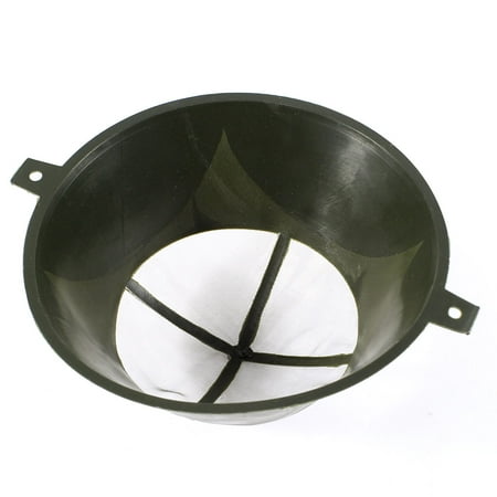 army green plastic 15cm dia cone funnel strainer for paint painting
