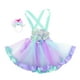 thumbnail image 1 of KAKOWELY 1 juego de disfraz de sirena para niñas pequeñas, vestido de fiesta, falda de sirena, vestido de cosplay, diadema, 1 of 5