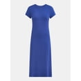 thumbnail image 4 of Time and Tru Women's Midi Knit Dress, Sizes XS-XXXL, 4 of 4