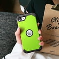 thumbnail image 3 of RIHJIN-for iPhone SE 2020 Case with Tempered Glass Screen Protector,for iPhone SE 2022 Case, 3 in 1 Shock Absorption Slim Heavy Duty Hard PC Cover Soft Silicone, Bumper Full Body Cover,Grass Green, 3 of 4