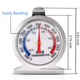thumbnail image 2 of 3Pcs Oven Thermometer, Hooks or Stands Alone, Durable Steel, 50-300°C/80-80°F, Large Dial Oven Grill Monitoring Cooking Thermometer for BBQ Baking, Cooking, Electric and Gas Oven, 2 of 7