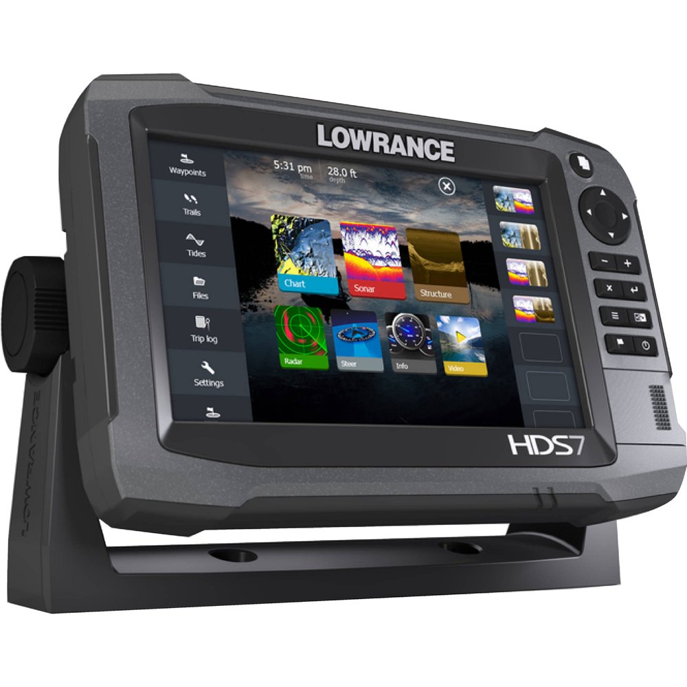 Lowrance HDS7 Gen3 Touchscreen Fishfinder/Chartplotter with Builtin CHIRP and Structure Scan
