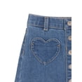 thumbnail image 2 of Wonder Nation Toddler Girl Denim Skort, Sizes 12M-5T, 2 of 4
