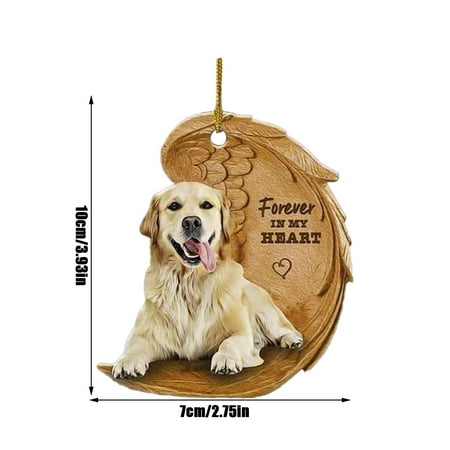 

Wiueurtly Hanging Stained Glass Window Panel Car Animal Decoration Double Sided Printing Acrylic Pendant Chandelier Beads Thanksgiving Centerpiece Table Decorations Ceramic Holiday Hanging Baskets